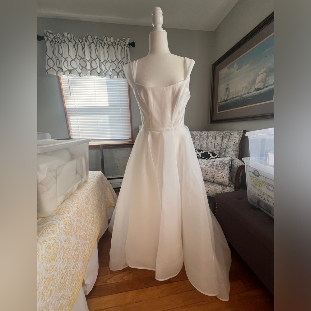 Custom made wedding dress